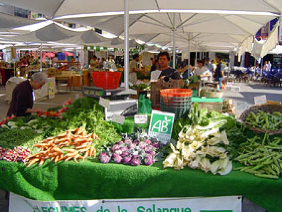 Le marché bio